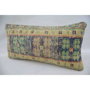 Kantha หมอนผ้าวูลหลากสี12X24นิ้วดีไซน์ทอที่มีลวดลายวินเทจ - Product Image 3