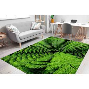 <b>Fern</b> <b>Print</b> Rug: Non-Slip Botanical Accent Rug,With Pile Soft Rug - Product Image 3
