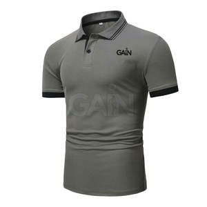 T-shirts polo respirants pour hommes T-shirts polo imprimés avec logo personnalisé T-shirts polo élégants pour hommes - Product Image 1