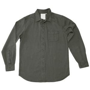 Camisa de Sarga de Cáñamo Suave para Hombre, Camisas de Algodón Orgánico, Camisa de Trabajo de Manga Larga para Hombre, Blusa Ecológica con Botones, Ropa para Hombre - Product Image 5