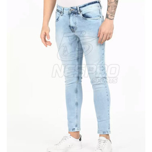 Vente en gros de pantalons jeans décontractés pour hommes à quantité minimale de commande basse sur mesure de haute qualité 100% coton à séchage rapide à vendre - Product Image 2