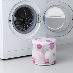 Floral Pattern Durable & Foldable Bra <b>Laundry</b> <b>Bag</b> | Protects Bras From Deformation | <b>Washing</b> Machine Safe | Made in Taiwan - Product Image 5