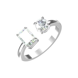 แหวนเพชรตามหลักจริยธรรม10K 14K 18K สวยงามมีสไตล์ตัวเลือกเครื่องประดับทอง - Product Image 1