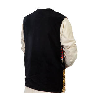 Gilet traditionnel de couleur Multiple pour le travail, brodé, Vintage, Pashtun, tribal, ethnique - Product Image 6