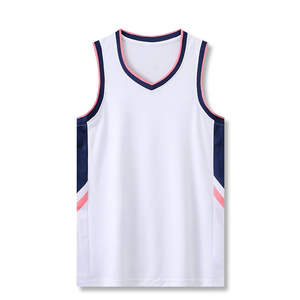Camiseta de baloncesto sin mangas de alta calidad más vendida, uniforme de ropa deportiva transpirable que absorbe la humedad de poliéster 100% - Product Image 3