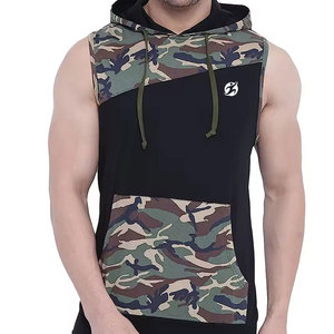 New Style High Quality Winter Men's <b>Gym</b> <b>Hoodies</b> Sleeveless Hooded Plain Dyed Customizable Design Windproof Breathable - Product Image 1