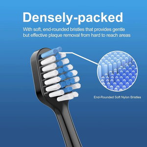 Soft Nylon Bristle Replacement <b>Toothbrush</b> <b>Heads</b> for Electric <b>Toothbrush</b> Models Medium Bristle Pack for Household & Hotel Use - Product Image 4