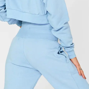 Vente chaude coton éponge française plaine impression personnalisée femmes de haute qualité femmes sweats à capuche - Product Image 5