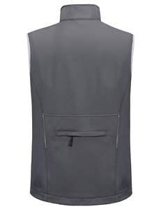 Vestes personnalisées pour hommes hiver Sport de plein air fermeture éclair imperméable chaud léger gilet chauffant Football course veste gilet - Product Image 2