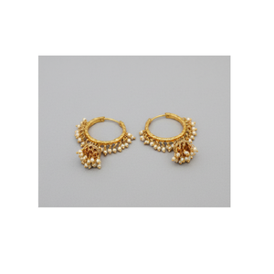 Diseño de lujo y pendientes de gran tamaño con Golden Jhumke para declaraciones de moda audaces y glamour nocturno a un precio razonable - Product Image 5