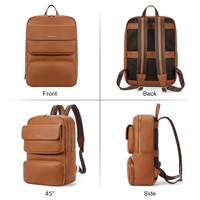 Sac à dos en cuir véritable, nouveau design, très tendance, imperméable, avec fermeture éclair, poche pour stylo et crayon, séchage rapide