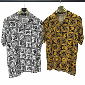 <b>Floral</b> <b>Mens</b> Short Sleeve <b>Shirt</b> Relaxed Fit Satin Fabric Stylish Summer Design Casual Wear Anti-UV Breathable Holiday - Product Image 1