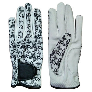 Prix de gros des gants de golf de sport pour hommes Gants de golf en peau de mouton souple et polychrome avec protection UV pour hommes - Product Image 3