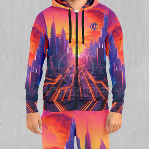Chándal Deportivo Personalizado con Logotipo Propio para Hombre, Ropa Deportiva Activa con Capucha Estampada, Chándales de Alta Calidad con Diseño Personalizado para Hombre - Product Image 5