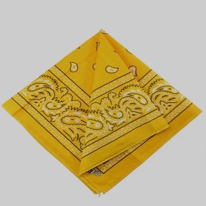 Écharpes carrées bon marché de bandana en coton organique pour femmes Foulard Vente en gros Design personnalisé pour l'été Livraison rapide - Product Image 1