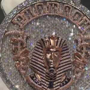 Tùy chỉnh Pharaoh Mặt dây chuyền với bọ cạp bảo lãnh | 925 Bạc | vvs moissanite | đầy đủ Iced ra hip <span class=keywords><strong>hop</strong></span> đồ trang sức - Product Image 2