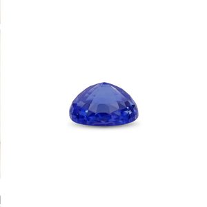 Saphir bleu 3,98 carats, pierre précieuse naturelle facettée, bleu royal calibré, pierre lâche certifiée IGI, polie à la chaleur, options 10 mm et 8 mm - Product Image 2