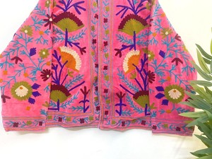 Handmade Velvet Embroidery Suzani Jacket Floral print <b>Beach</b> Wear Jacket Indian Wholesaeller Of Jacket Winter Jackets - Product Image 4