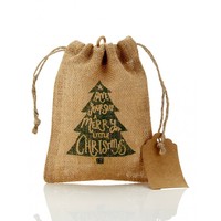 Bolsas de Regalo de Yute Natural con Cordón, Ecológicas, Modernas y Clásicas, con Logotipo, de la Mejor Calidad para Bodas y Eventos