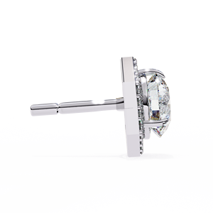 Pendientes de diamantes cultivados en laboratorio de oro de 14 quilates de gama alta VVS VS 2.10CT Cut D E IGI Certified Rose Yellow White Gold Jewelry Bodas de moda - Product Image 3