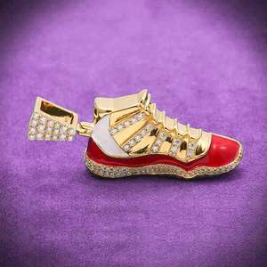 จี้เงินประดับเพชรแบบ VVS Moissanite จี้แบบกำหนดเองสำหรับเขา - Product Image 2