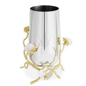 Florero de Hierro de Diseño Clásico y Elegante, Color Plateado, Diseño Martillado, Hecho a Mano, de Excelente Calidad, Florero de Metal Único del Proveedor - Product Image 5