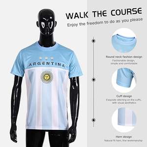 Maillot de football pour enfants d'Argentine, vêtements de football de haute qualité, vente en gros, uniformes d'entraînement de football, maillot de football - Product Image 5