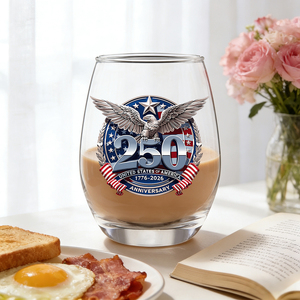 Vaso <span class=keywords><strong>de</strong></span> Vino sin Tallo <span class=keywords><strong>de</strong></span> 12 oz, Irrompible, <span class=keywords><strong>de</strong></span> Grado Alimenticio, con la Bandera <span class=keywords><strong>de</strong></span> EE. UU. para el 250 Aniversario del Día <span class=keywords><strong>de</strong></span> la Independencia Americana, OEM/ODM - Product Image 2