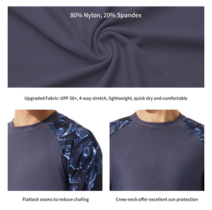 เสื้อรัดกล้ามเนื้อแขนยาวแบบซับลิเมชั่นสำหรับ MMA, BJJ และ Rashguard  ออกแบบโลโก้ของคุณเองได้ - Product Image 5