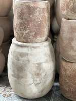 OEM ODM pot tanaman kaktus sukulen tanah liat tanah liat tanah liat antik buatan tangan