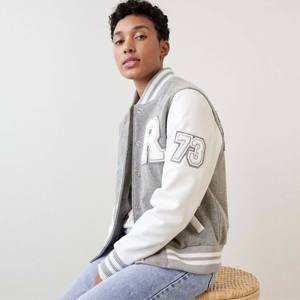 Veste d'hiver en plein air pour hommes 2023 Patchwork vente en gros vierge Varsity Letterman Baseball Bomber vestes - Product Image 2