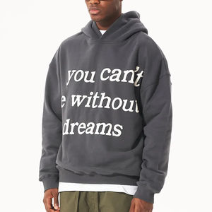 Sudaderas informales de algodón de talla grande para hombre, sudaderas transpirables con nuevo estilo para hombre, sudaderas con capucha de manga larga, sudaderas estampadas más vendidas - Product Image 1