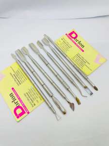 En Acier Inoxydable Double Extrémité Cuticule Poussoirs À Ongles En Forme De Cuillère Nail Art Nettoyant Réutilisable Durable 5.5 "Taille - Product Image 3