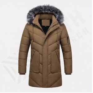 Chaquetas Parka Personalizadas de Venta Profesional, de Alta Calidad, Transpirables, Térmicas, Aislantes, Resistentes al Viento, con Capucha para Hombre - Product Image 1