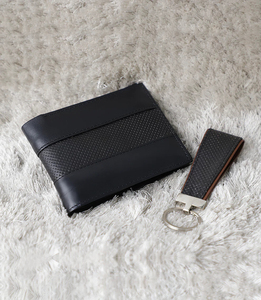 Cartera ligera de piel auténtica para hombre, tarjetero Premium de diseñador de alta calidad RFID con logotipo personalizado de pliegue corto, venta al por mayor de fábrica - Product Image 3