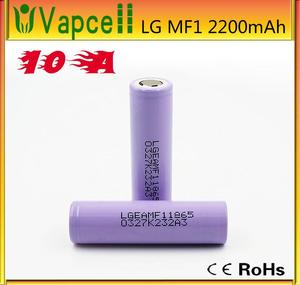 بطاريات ليثيوم قابلة لإعادة الشحن <span class=keywords><strong>MF1</strong></span> <span class=keywords><strong>ICR18650</strong></span> 2200mAh 10A 3.6V <span class=keywords><strong>18650</strong></span> بطارية ليثيوم أيون وشاحن - Product Image 5