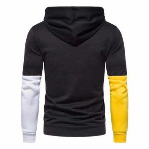 Sudaderas con Capucha de Invierno para Hombre, 100% Algodón, Felpa, Color Sólido, Antibolitas, Venta al por Mayor - Product Image 4