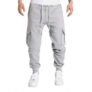 Vente en gros de pantalons de jogging décontractés en coton taille haute personnalisés pour hommes pantalons de jogging d'été en tissu de velours côtelé tissé - Product Image 6