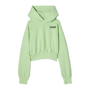 Ensemble deux pièces pour femme, sweat-shirt à capuche uni et short, logo personnalisé, vente en gros, vêtements de rue, respirant - Product Image 5