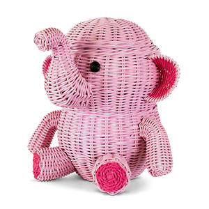 Panier en forme de cochon, contenants à bas prix, organiseur de rangement pour enfants, jolis paniers en rotin pour enfants - Product Image 3
