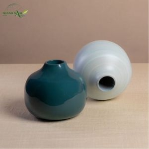 Vase de table en bambou enroulé, personnalisable, style Art déco, écologique et durable, par Thanh Nam Arts JSC - Product Image 1