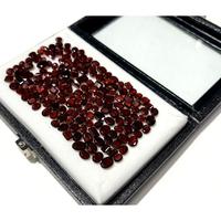 Pierres précieuses de grenat facetté naturel en vrac, grenat rouge de haute qualité, pierre facettée coupée en vrac pour la fabrication de bijoux