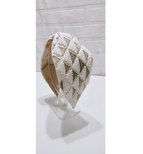 Elegant <b>Headband</b> For Girls And Women With Decorative Multicolored Beads And Pearls Featuring Stylish Premium Quality Look - Product Image 1