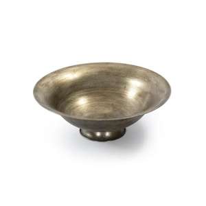 Cuenco Antiguo de Latón para Frutas y Aperitivos, Cuencos de Metal para Servir, Plato Redondo de Estilo Floral, Cuenco Decorativo para Decoración del Hogar, Centro de Mesa - Product Image 5