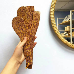 Espátula de coco hecha a mano, nuevos utensilios y utensilios de cocina, espátulas de madera para cocinar salteado - Product Image 6