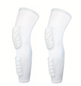 Rodillera Hexagonal de Compresión, Soporte para Pierna, Transpirable, Antideslizante, Protector, Mezcla de Spandex, Unisex, para Correr - Product Image 3