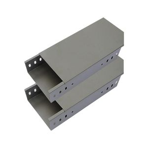 รางเคเบิลเหล็กชุบสังกะสีเคลือบสีฝุ่นคุณภาพสูง ขนาด 400x100 มม. ความหนาและสีตามสั่ง สำหรับงานอุตสาหกรรม - Product Image 3