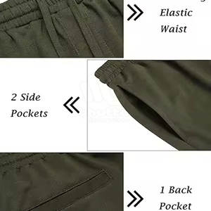 Oferta Especial: Conjunto de Sudadera con Capucha y Pantalones Cortos para Hombre, Talla Grande, Casual, Color Sólido, Transpirable, Cintura Elástica - Product Image 6