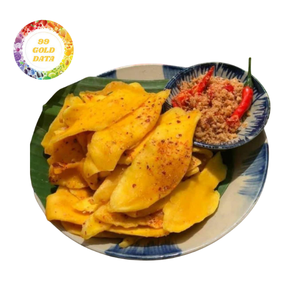 Mango Deshidratado con Chile y Sal, Calidad de Exportación, Bocadillo de Mango Masticable, Mango Deshidratado Vietnamita con Sabor Agridulce y Picante - Product Image 4