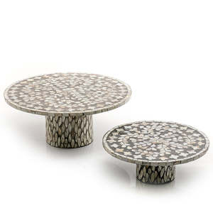 ถาดเสิร์ฟเค้กประดับมุกออกแบบได้ตามต้องการ - Product Image 3